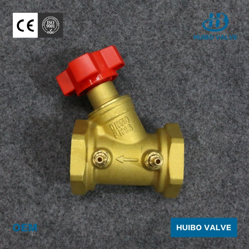 Threaded End Connections, Straight Calibrated Balance Valve