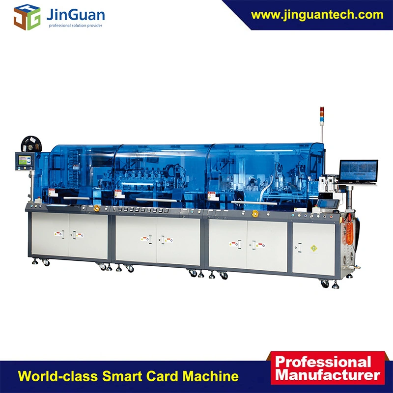 Bank Card Smart Card Milling and Embedding Production Line Machine