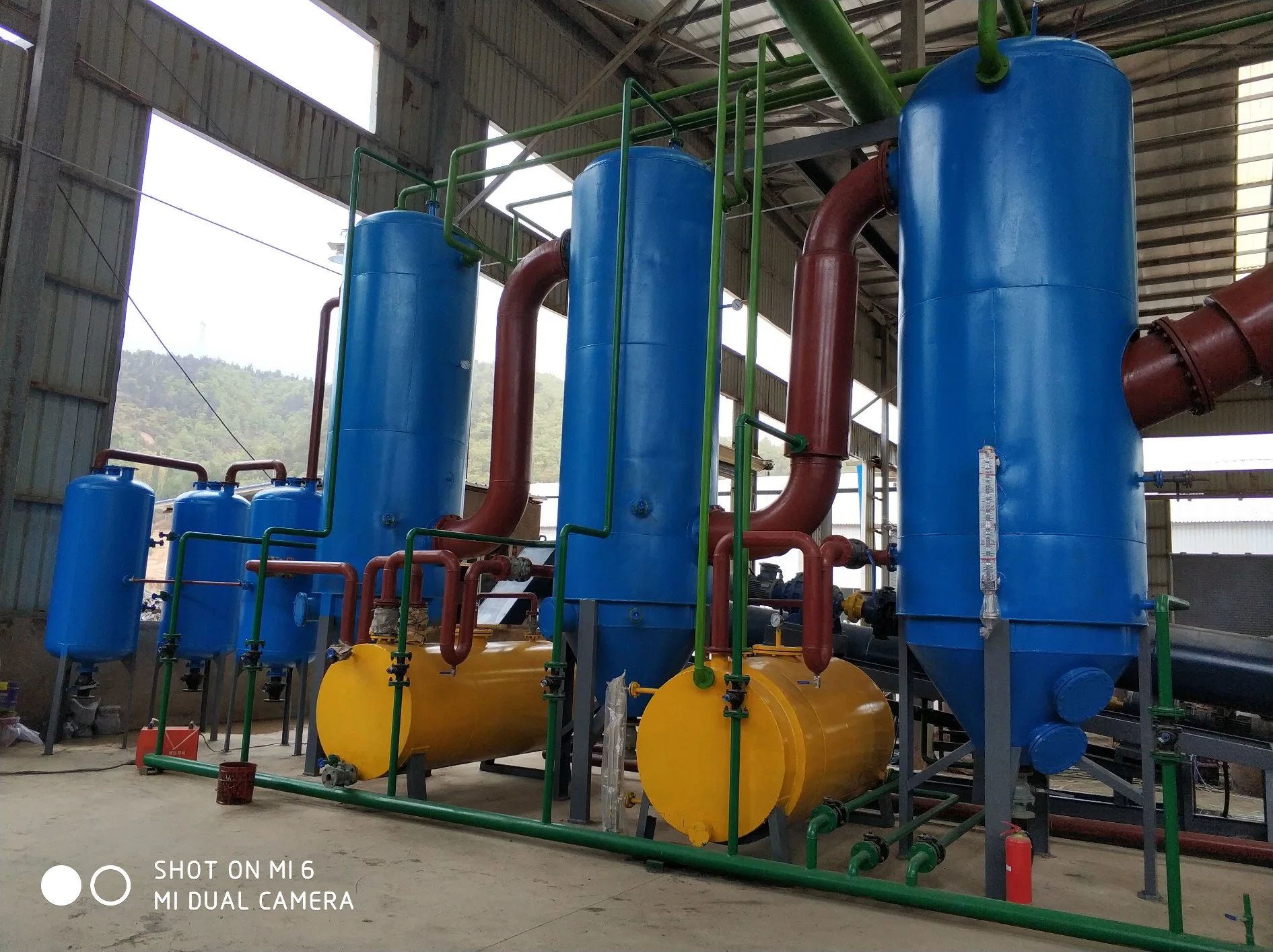 Waste Tyre Recycling machinery for Generated Power and Fuel Oil