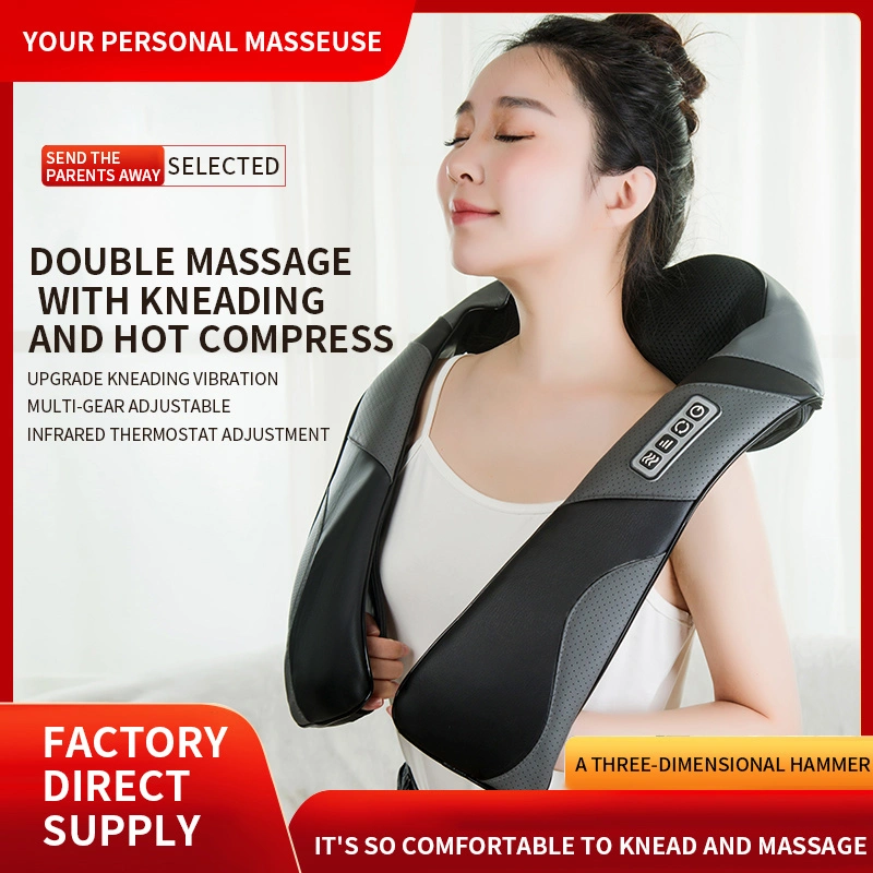 Whole Body Massage Kneading Belt Neck Shoulder Shawl Massager Cervical Massager