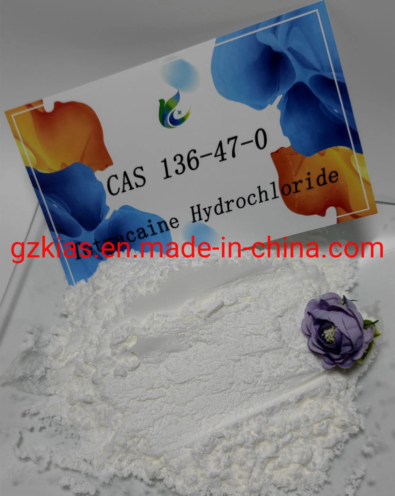 High Purity Tetracaine Powder Safe Delivery CAS: 94-24-6/136-47-0