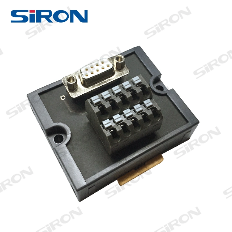 Siron PLC adecuado 9 15 25 37 44 50 Pin Wire-Saving Primavera tipo D-SUB Bloque Terminal