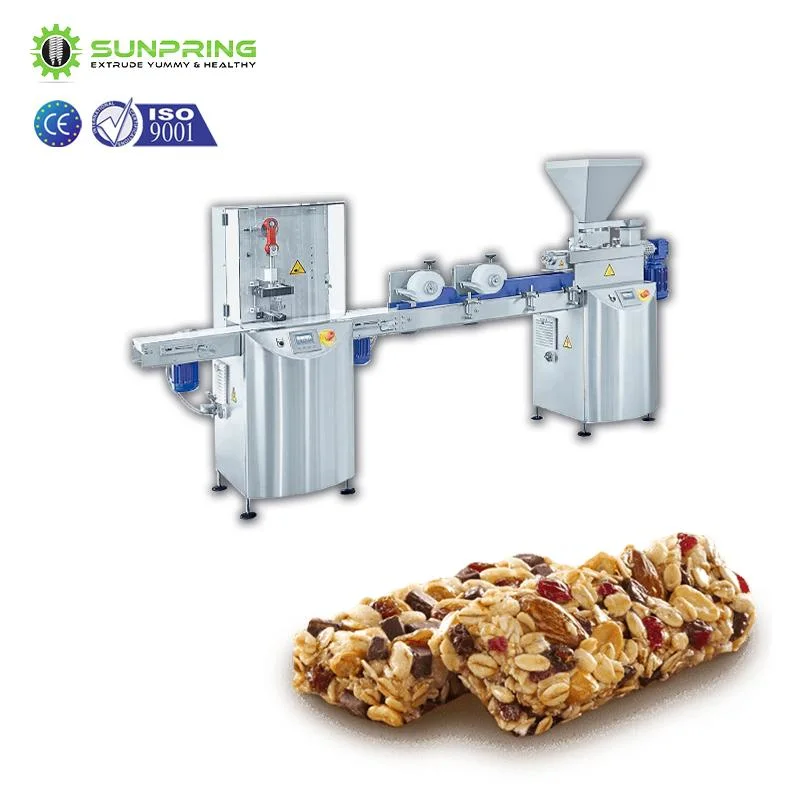 Hohe Produktivität Energie Protein Riegel Maschine + Energie Protein Riegel Produktionslinie + Maquinas PARA Hacer Barras De Cereal