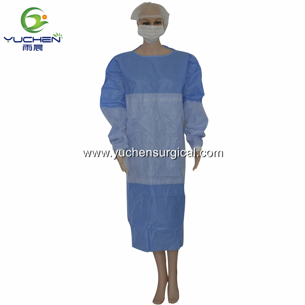 SMS Knitted Cuff Standard Surgical Gown Disposable Surgical Gowns Surgeon Clothes