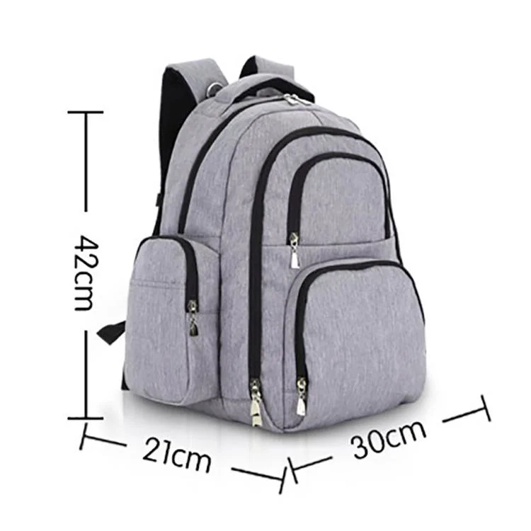 ISO BSCI Factory Backpack Station Clutch Nappy Cooler Mummy Baby Diaper Bag