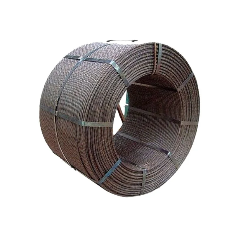 Post Tensioned 12.7mm PC Steel Strand 15.24mm Cable for Rectangular Prestressed Anchored Concrete Structure