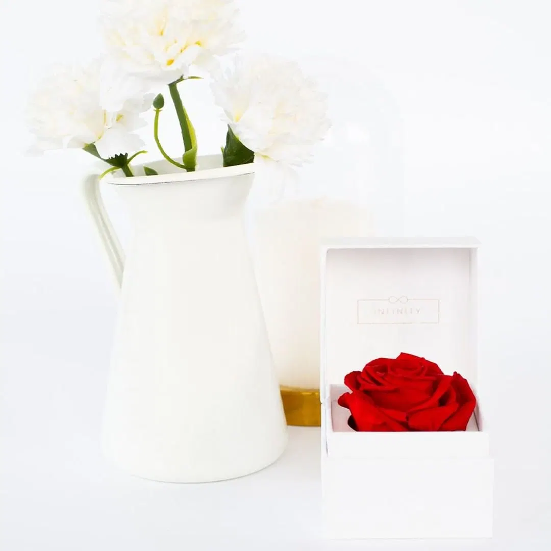 Square Custom Brand New Cardboard Flower Gift Box Packaging