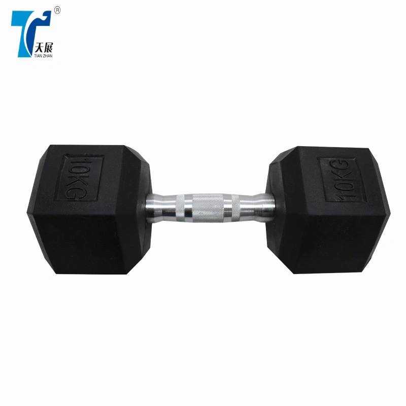 Environmental Rubber Cast Iron Tz Fitness Carton Gym Dumbbell Set