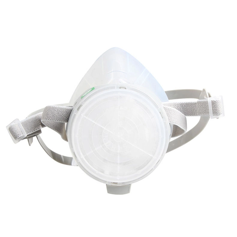 Industrial Cement Half Mask Respirator for Dust with Cotton Filter Round Style