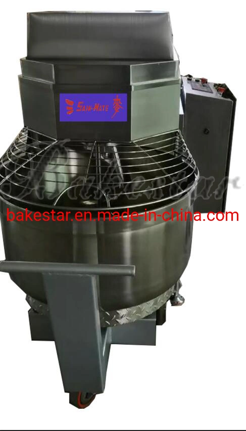 120-200kg Industrial Automatic Removeable Bowl Spiral Dough Mixer for Bakery Line