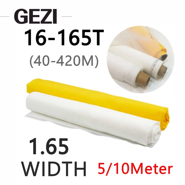 White Yellow Polyester Nylon Silk Screen /Screen Printing Mesh Bolting Cloth for Printing