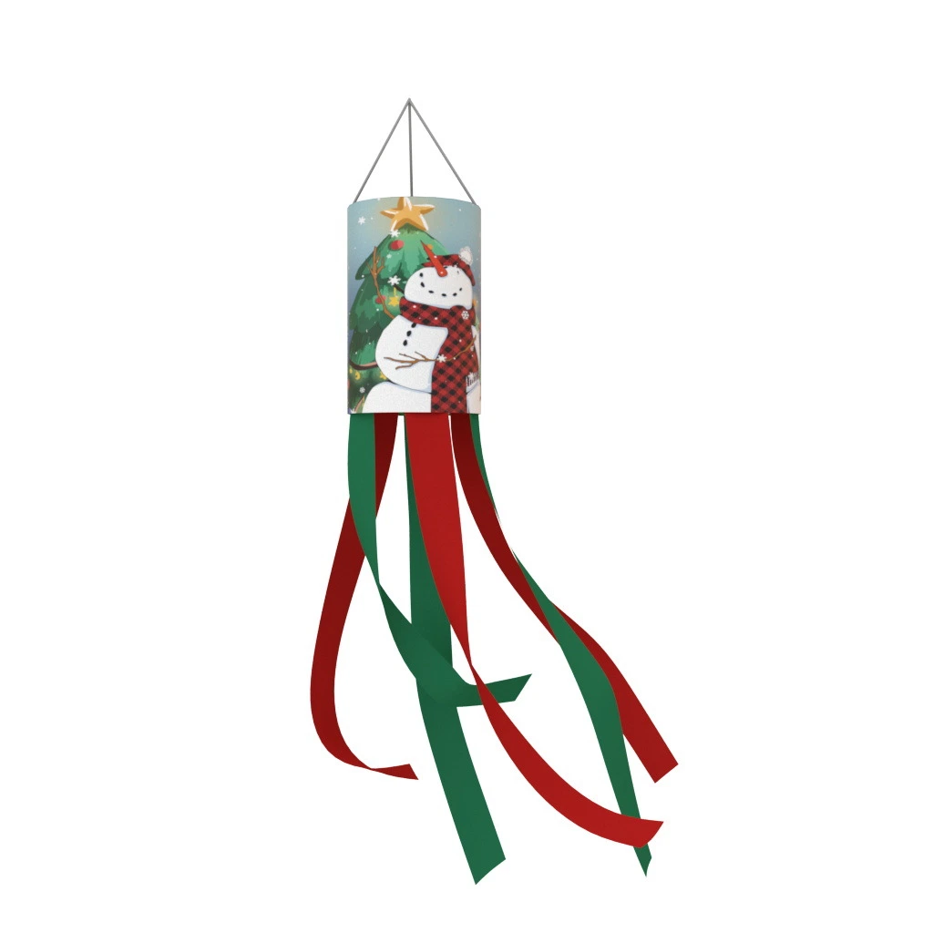 Weihnachten Wind Pipe Flagge Patio Garten Outdoor-Dekorationen Wind Chimes