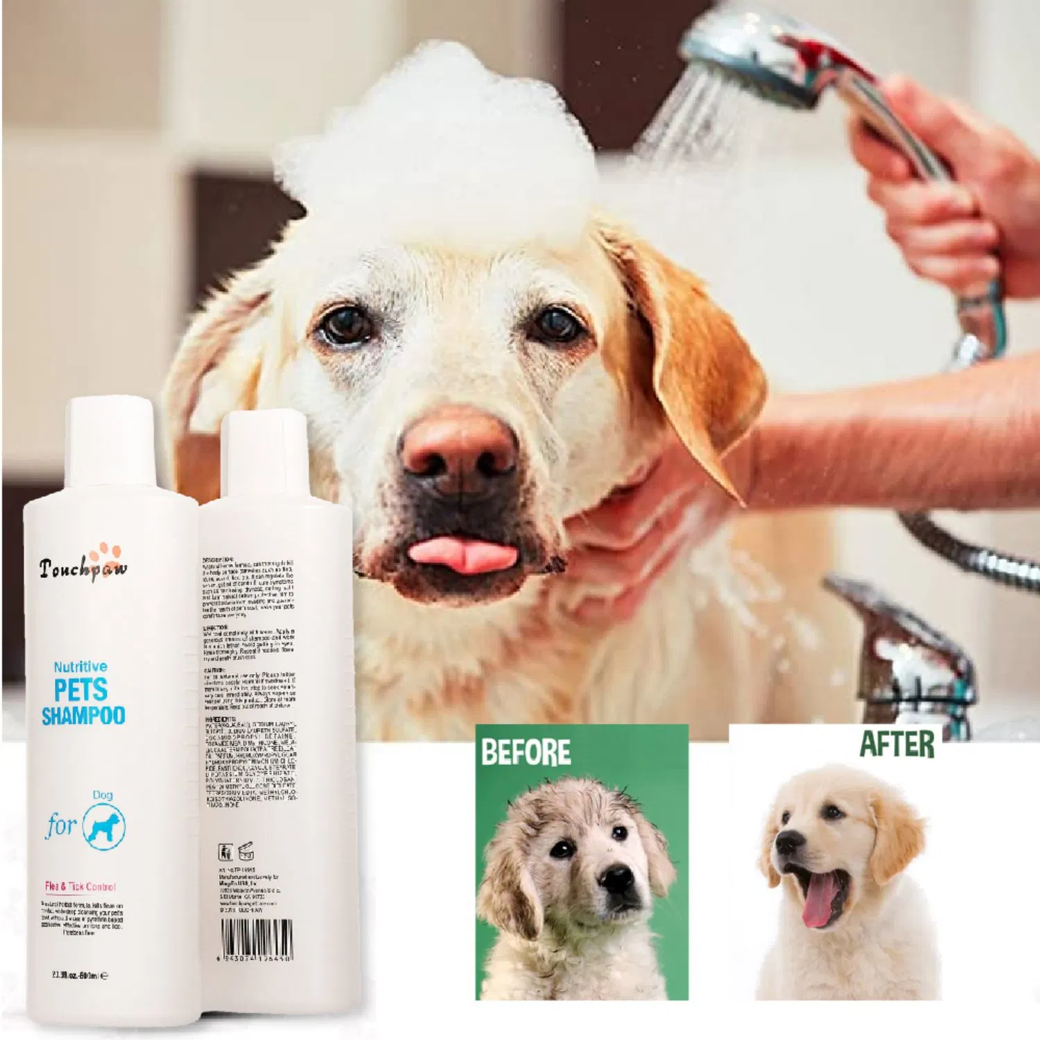 Hund Shampoo Private Label Haustier Reinigung &amp; Baden Haustier Produkte