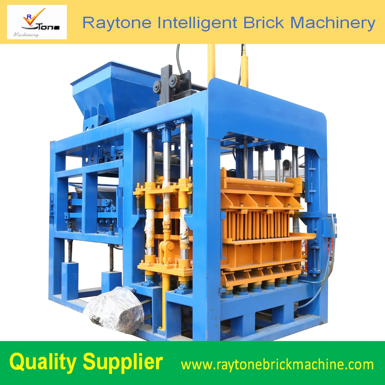 Qt6-15 Middle Fully Automatic Brick Making Machine for Hollow Solid Color Paver Making