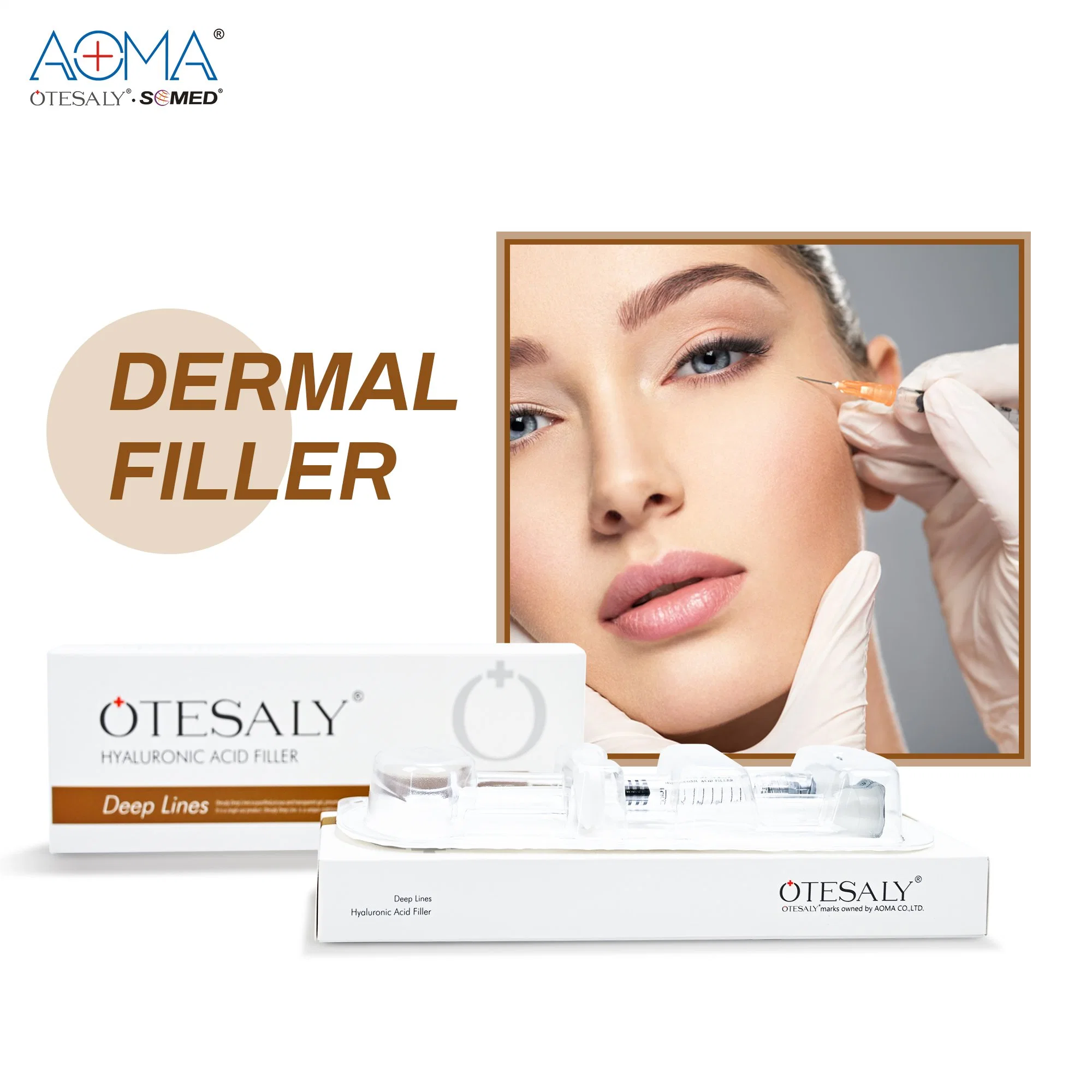 OEM 1ml Dermal Filler Cheek Augmentation Filler Cross Linked Hyaluronic Acid