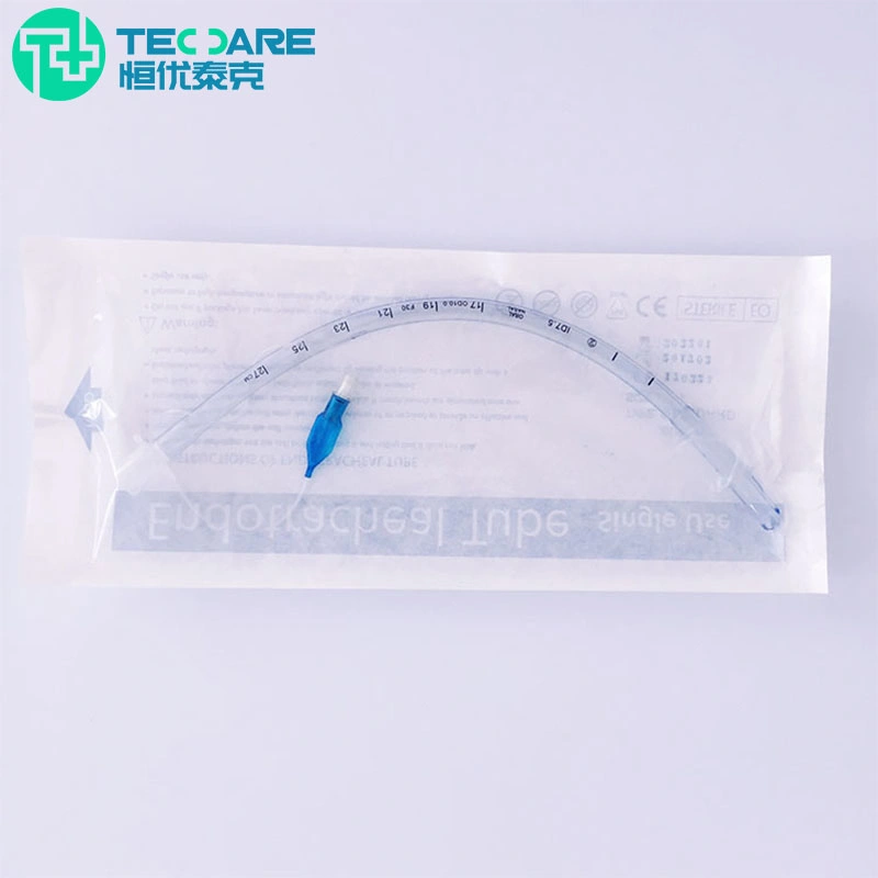 Descartáveis médicos PVC Oral Preformado com balonete do tubo endotraqueal