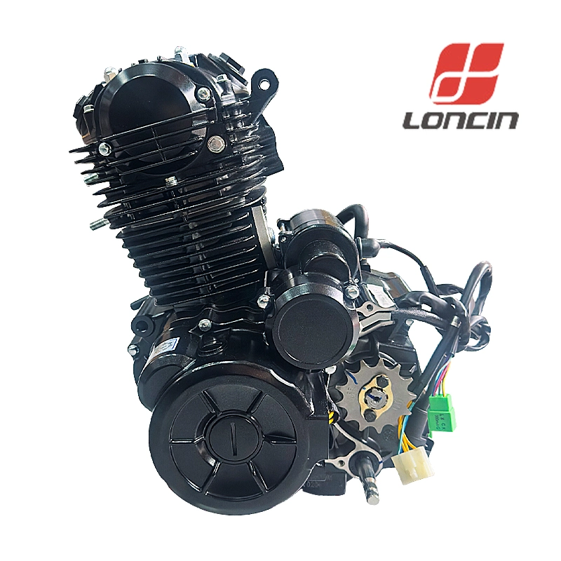 Venta de fábrica Loncin 250cc Motor 4 tiempos Motor de ciclo de Motor refrigerado por aire Re250 para Moto de tierra