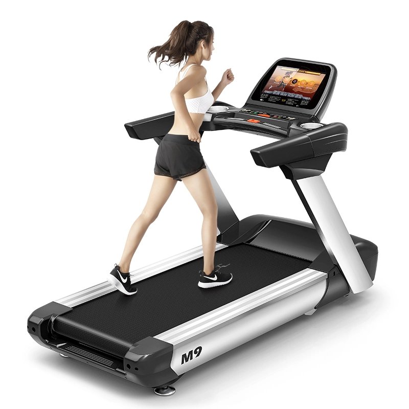 Ypoo Hot Sell Gym Fitness Equipment Premium Running Machine Touch Cinta de andar comercial de pantalla