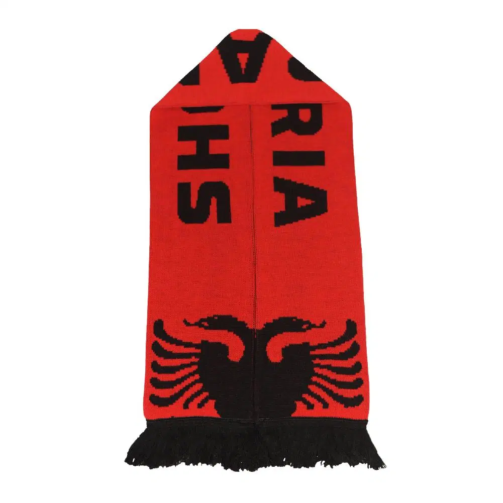 Albania Jacquard Acrylic Fan Scarf 145*16cm