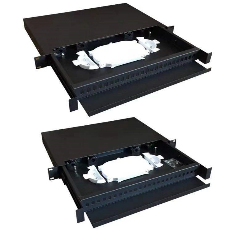 12 24 48 Port Rack Mount Fiber Optic Distribution Frame Terminal Box ODF Optical Patch Panel