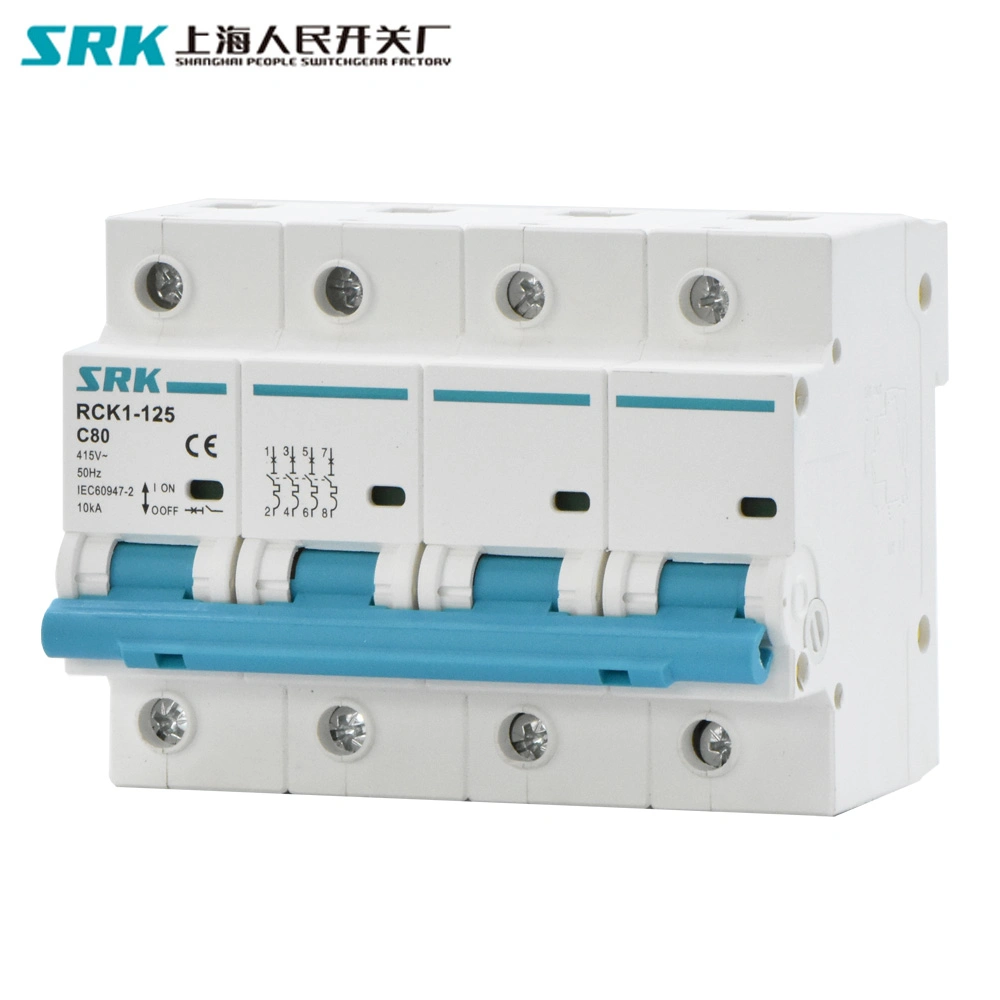 5-Year Warranty CE Flame Retardant 1p 2p 3p 4p 10ka 80A 100A 125A Mini Circuit Breaker