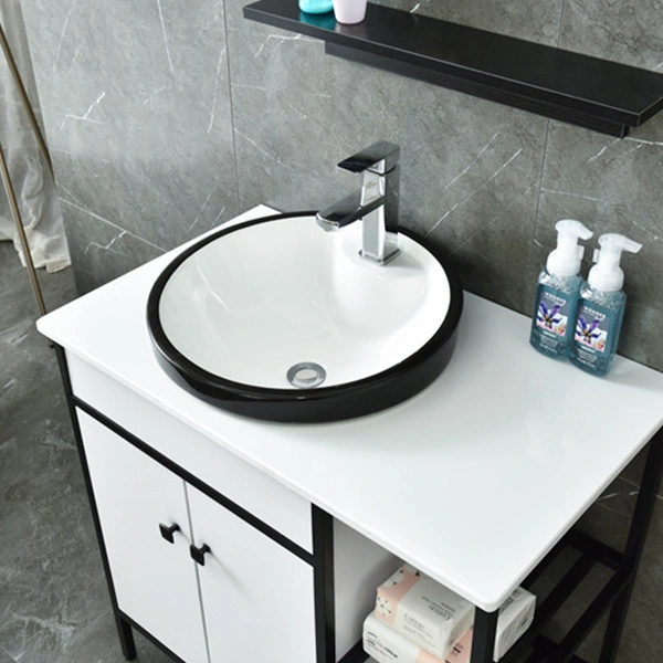 Vanity Cabinet Cheap Wall Mounted Bathroom Wash Basin Vanity Wood Color Furniture Granite Bathroom Lavamanos