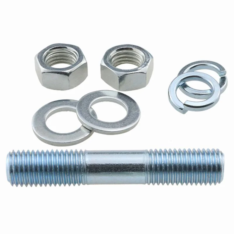 Carbon Steel Galvanized Gr4.8 Fasteners DIN933 DIN 931 DIN 601 Titanium Hexagon Head Bolt Cap Screw Nuts and Hex Bolts