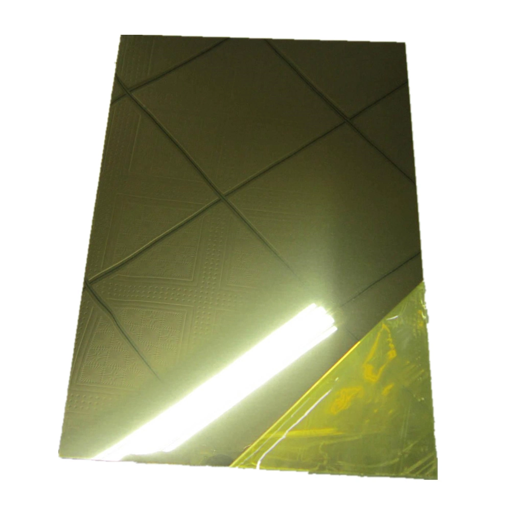 Material de iluminação 5052 5005 5754 H111 H112 95% Refletor elevado Alumínio Golden Mirror Finish 3003 3004 3105 alumínio