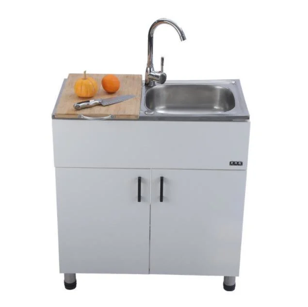 Wholesale/Supplier Price Stainless Steel Kitchen Cbinet with Sink for Kitchen