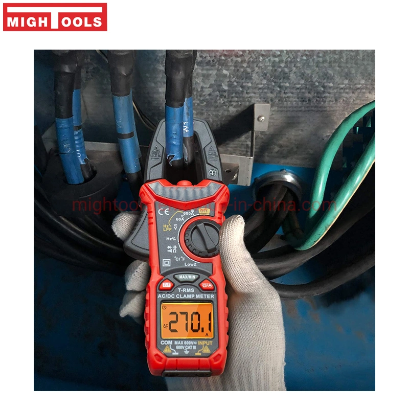 Digitale Strommesszange T-RMS 6000 Zähler, Multimeter-Spannungsprüfer, automatische Bereichswahl