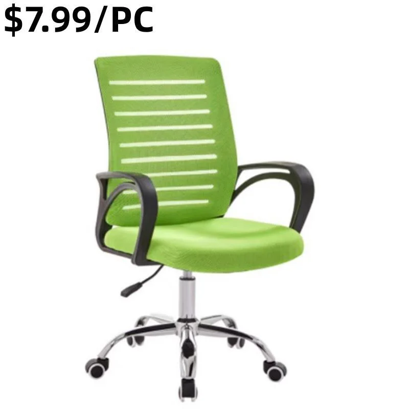 Low Factory Adjustable Company Indoor Computer Metal Mesh Office Chair