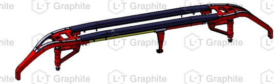 لوح التزلج بالكربون من Pantograph/كتلة لقاطرات السحب الكهربائية