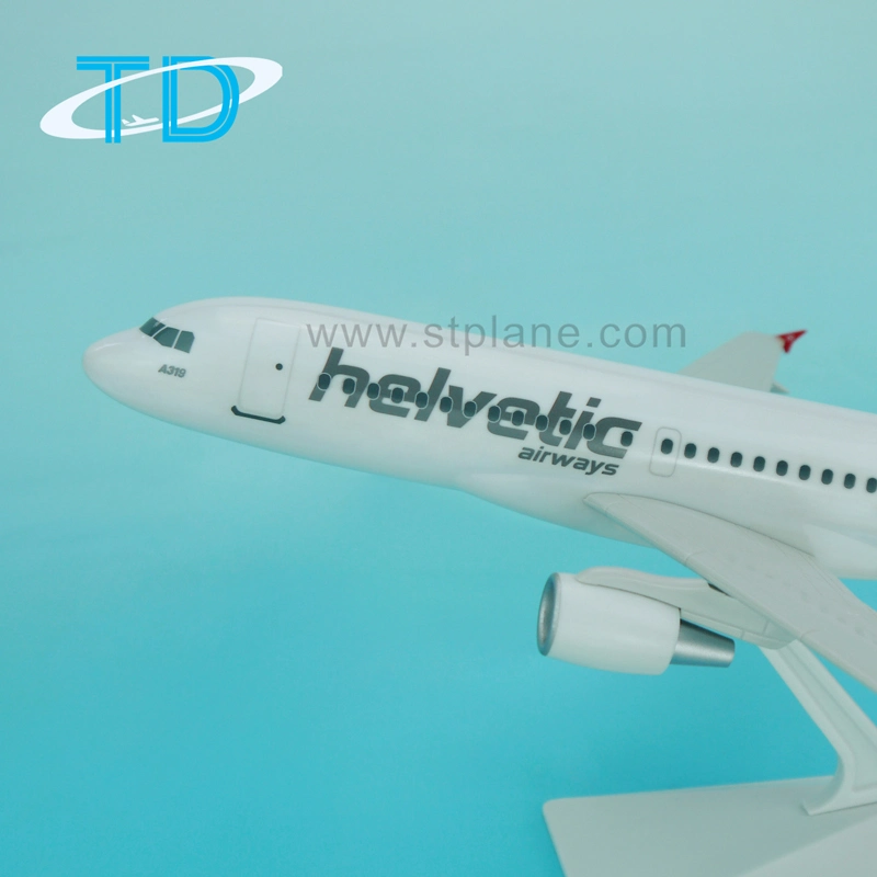 A319 Airfrance 1/100 33.8cm Helvetic Scale Air Plane Model