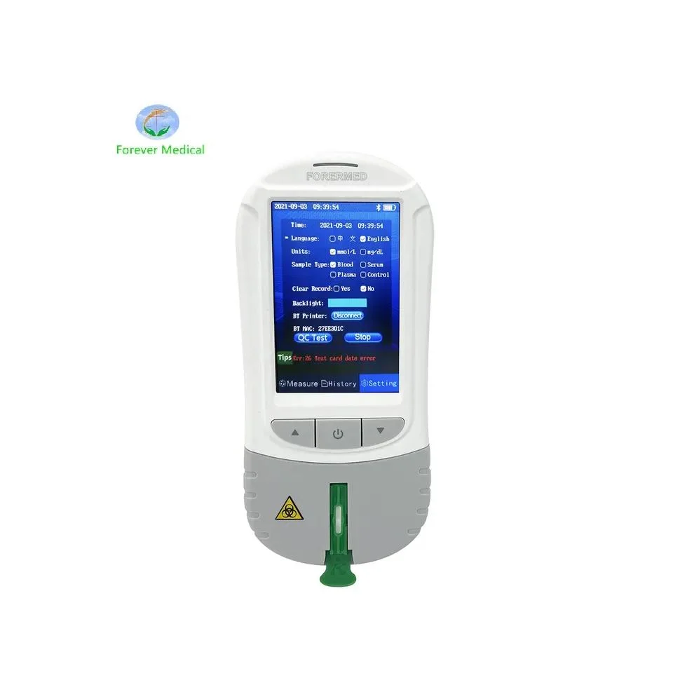 Portable Biochemistry Analyzer Lipids Glucose Blood Test Dry Biochemistry Analyzer