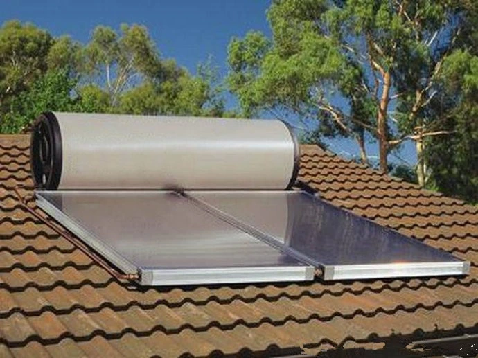 Sistema de calentador de agua solar de pantalla plana