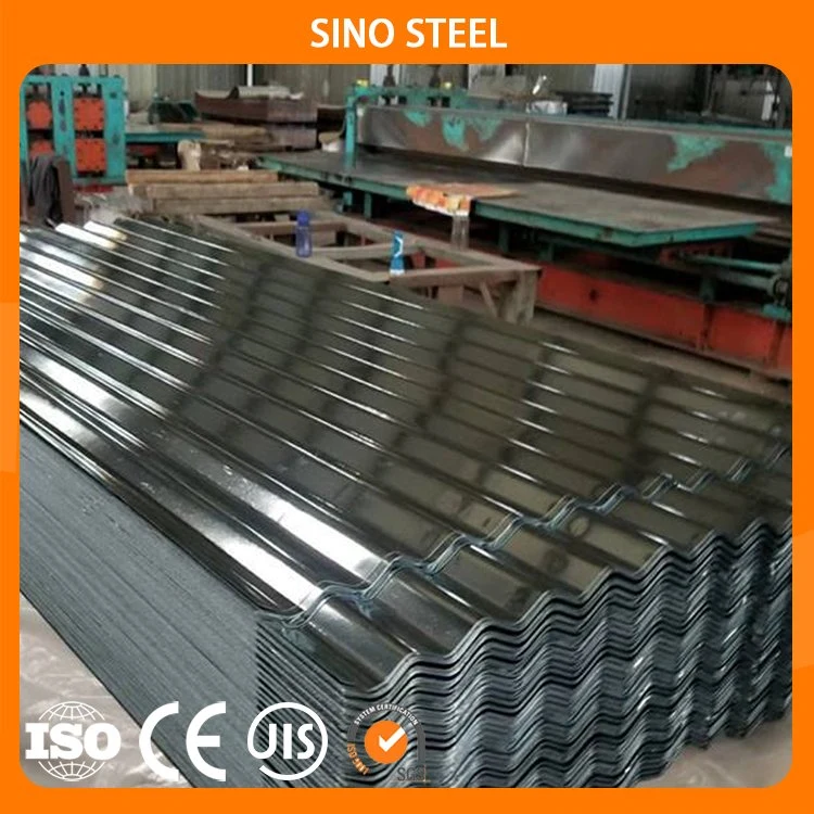 0.17*1000/900*2000 Corrugated Iron Sheet Zinc Coated Galvanized Steel Roofing Sheet