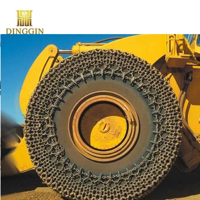 Heavy Duty Forged Steel Wheel Loader Tyre Protection Chains China Manufacturers Price