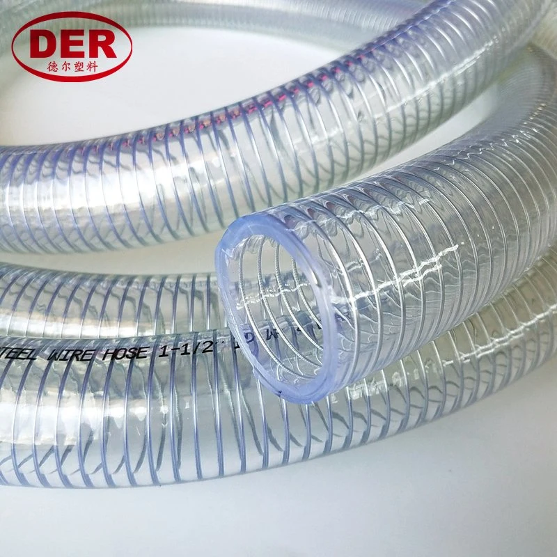 Food Grade PVC Steel Wire Reinforced Suction Water Hose