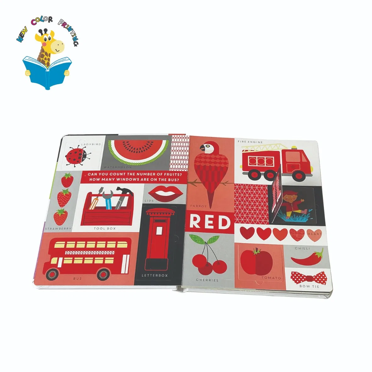 Colours and Animals Case Bound Board Book with Rounded Corners