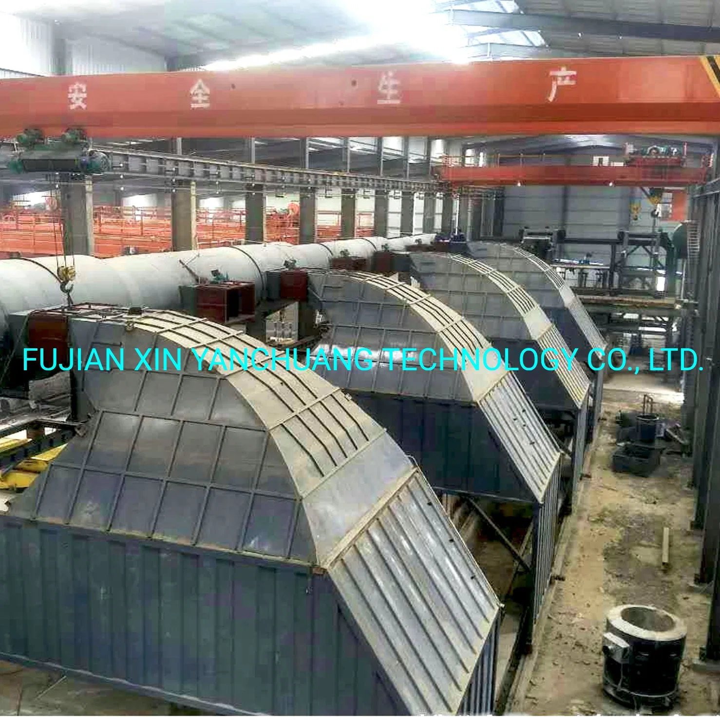 Induction Furnace Steelmaking Smelting Workshop Dedusting Hood