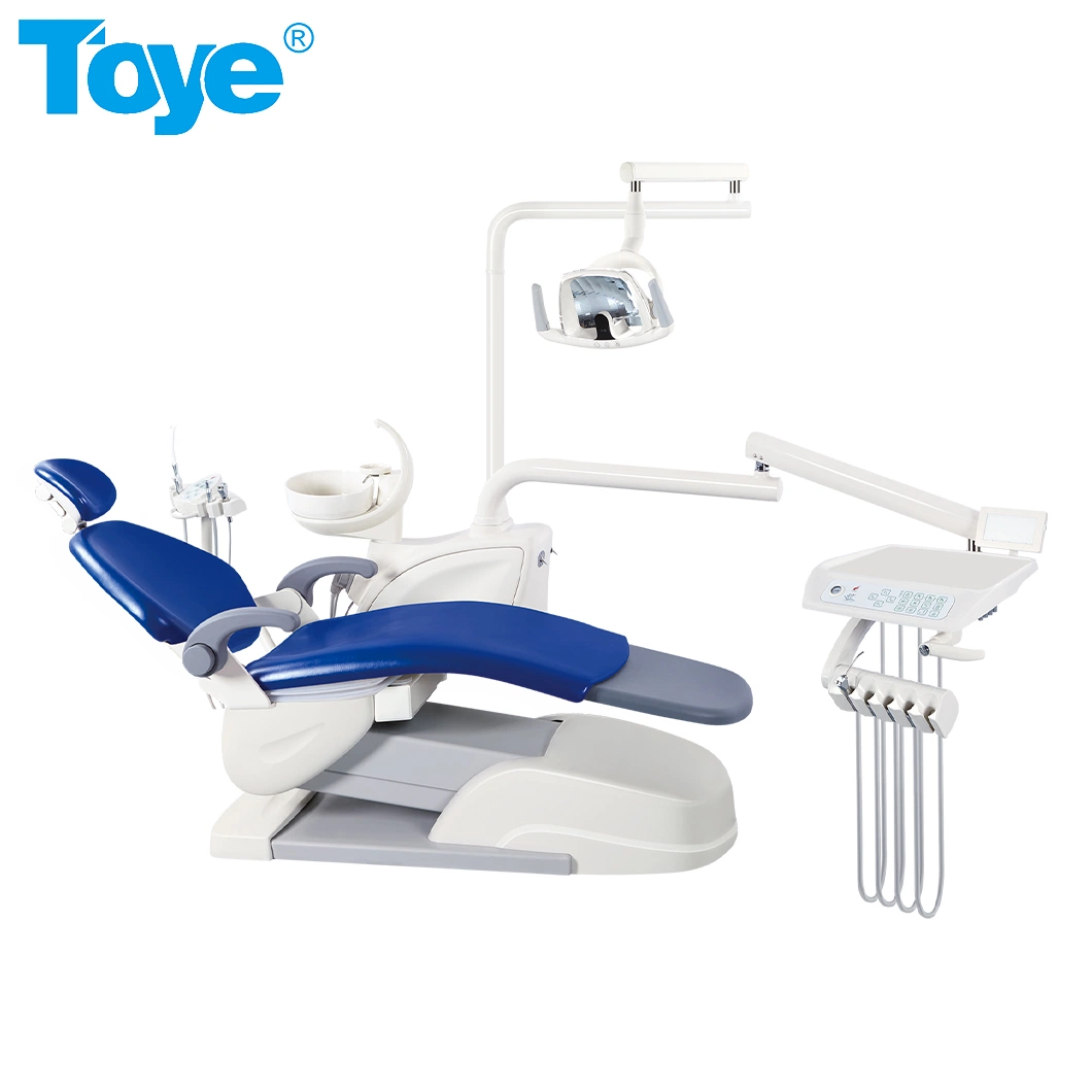 Mejor Precio silla Dental de Lujo suministro Dental con Luz LED