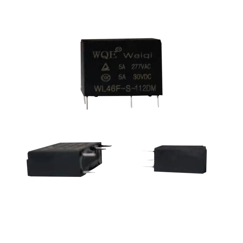 Miniature Relays 5A Power Relay for Communication Device Wl46f Noramally Open 4pin Signal Relay Ultra-Thin Rele