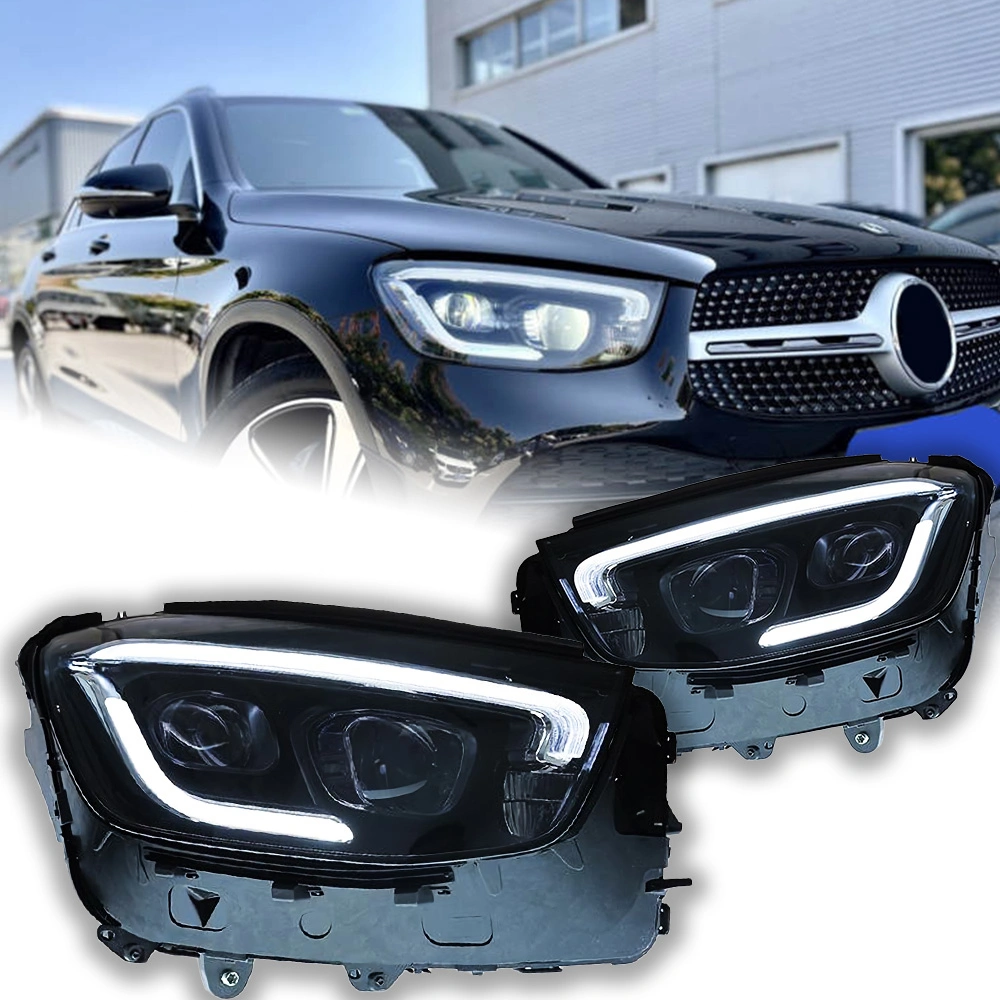 Auto Headlight HID Plastic Headlights LED Xenon Headlamp for Mercedes Benz Glc W253 X253 C253