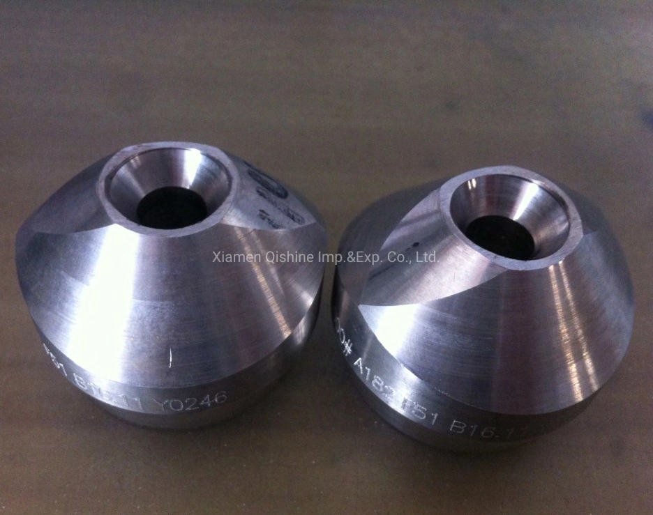 Threadolet 4" X 1/2" Sch 120 Class9000 Duplex Ss A815 Uns-S31803 A182 F51 Pipe Fitting