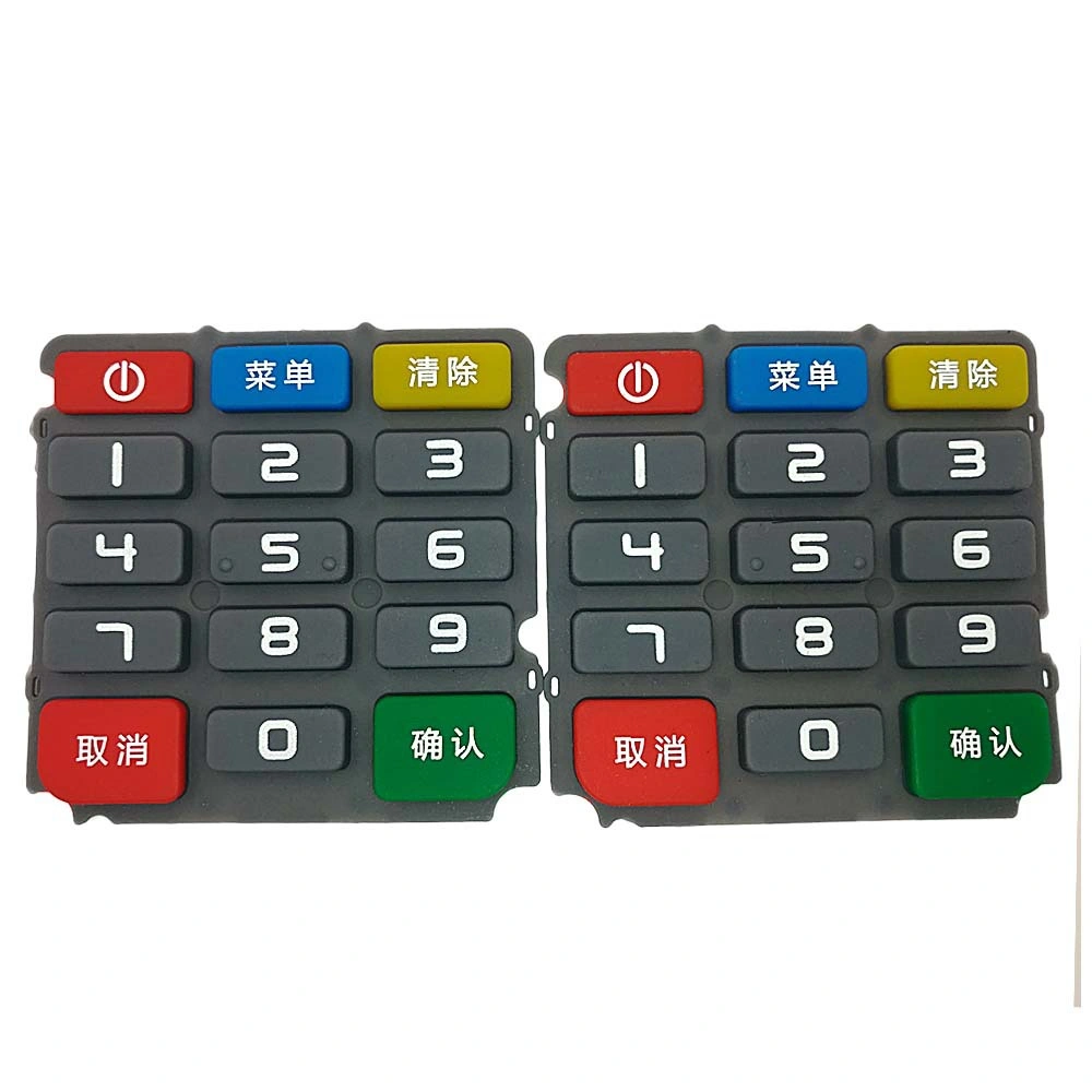 OEM Matrix silicona caucho teclados ESTILO 3X4 árabe goma numérica Teclados