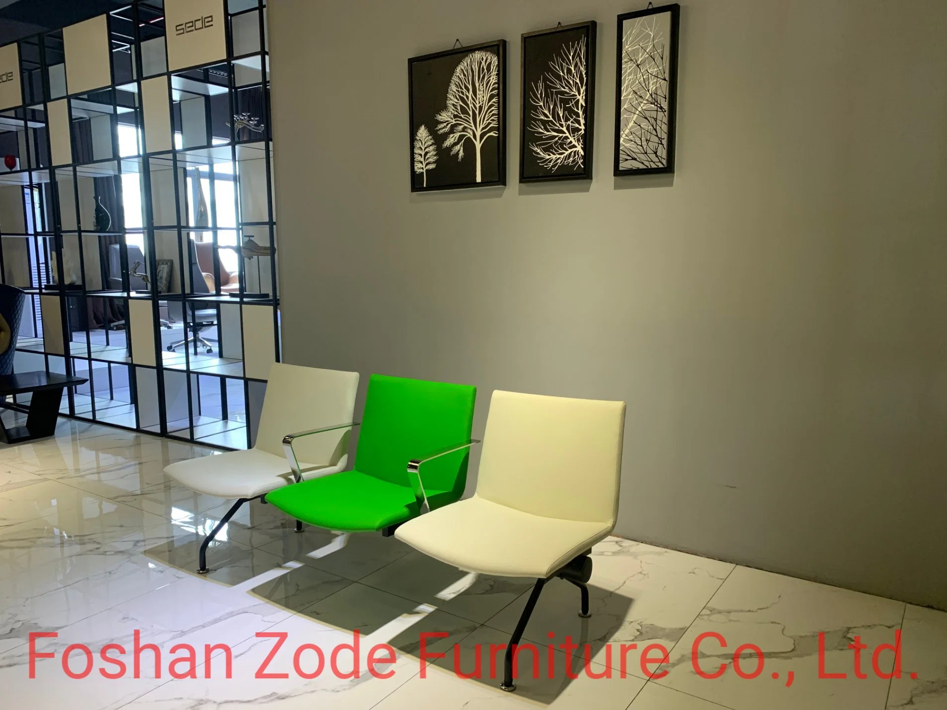 Zode Bank Airport Medical Healthcare Clinic Hotel 2 3 4 5 Seat Beam Seating Leather Waiting Chair Park-Bench Wooden Bench Furniture