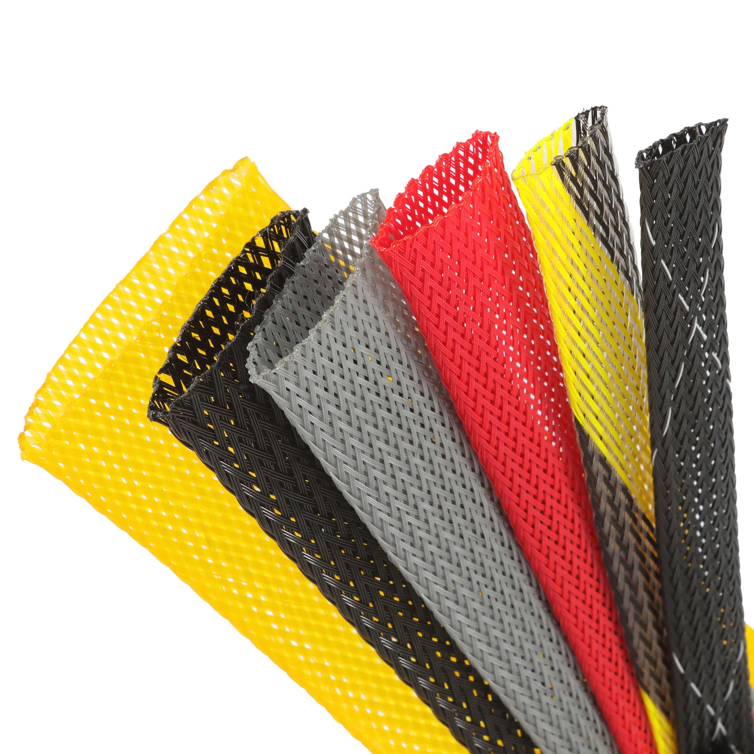 Good Quality Insulation Protectionpackage Woven Fabric Heat Shrink Tube Sleeve