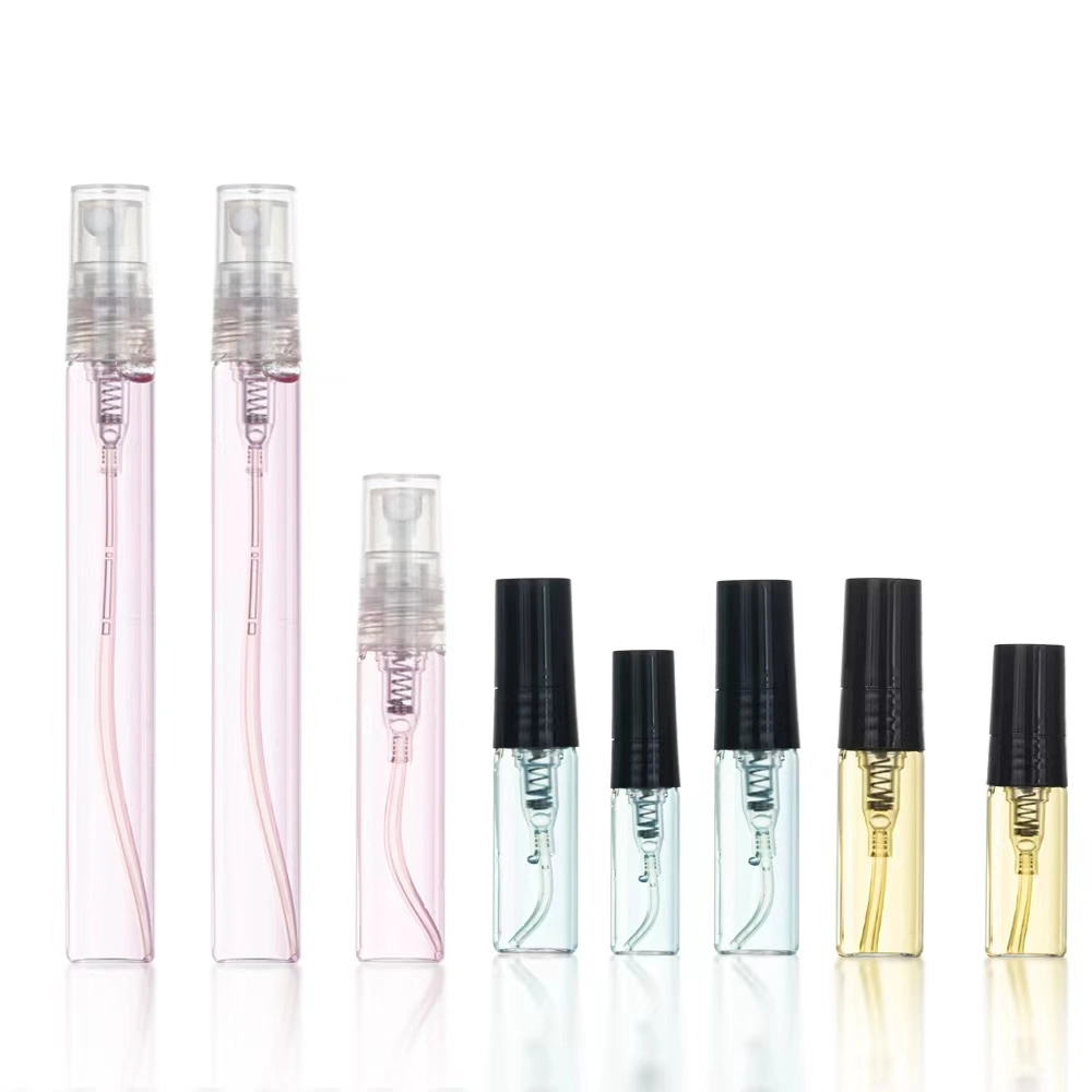 8ml Travel Refillable Perfume Clear Glass Bottles with Spray Pump for Perfume