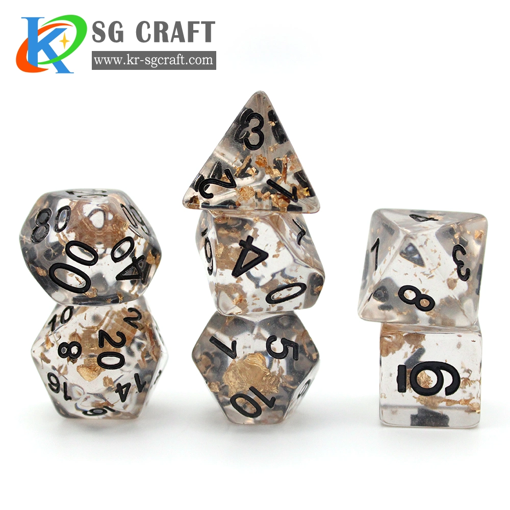 Hot Sell New Type Resin Dice Set No MOQ