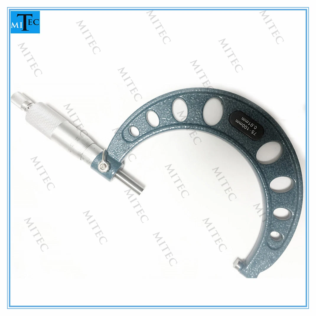 0.01mm 75-100mm Mechanical Outside Micrometer Measuring Tool